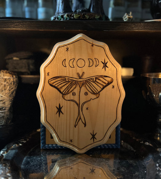 Luna Moth Plaque