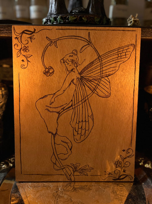 Floral Fairy Plaque